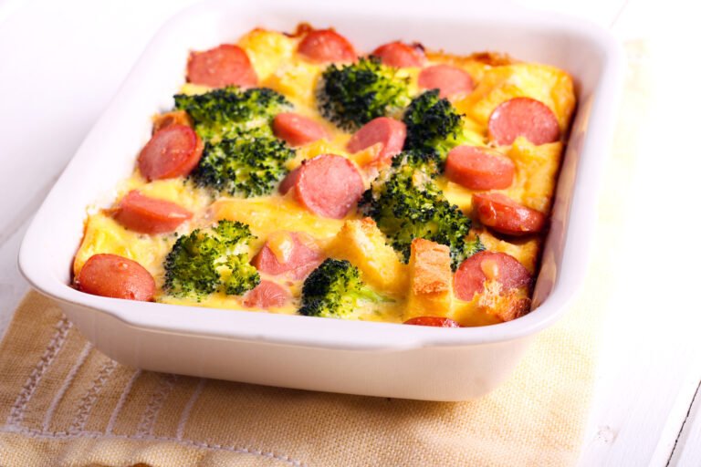 Broccoli and Cheese Breakfast Casserole