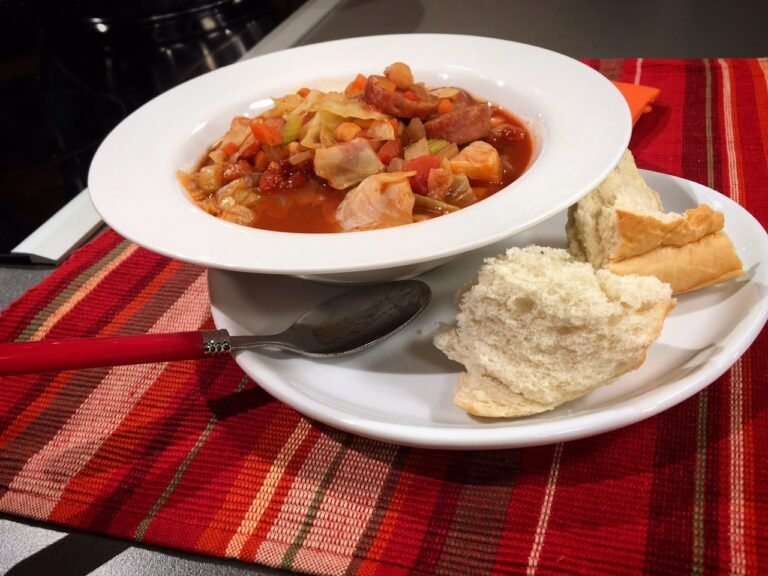 Not Your Mama’s Cabbage and Tomato Soup