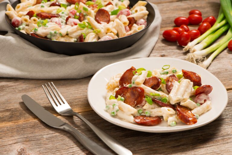 Cajun Smoked Sausage Alfredo