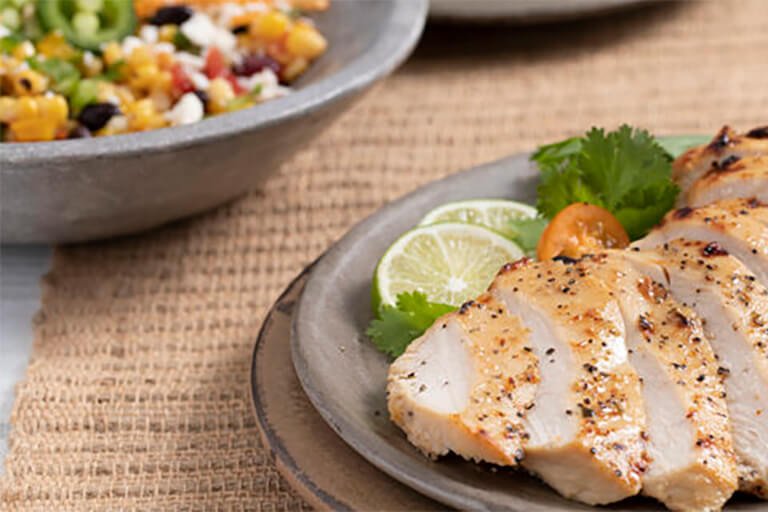 EDDY Cilantro Lime Chicken and Cowboy “Caviar”
