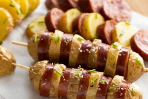 Oven Roasted Rosemary Potatoes & Sausage