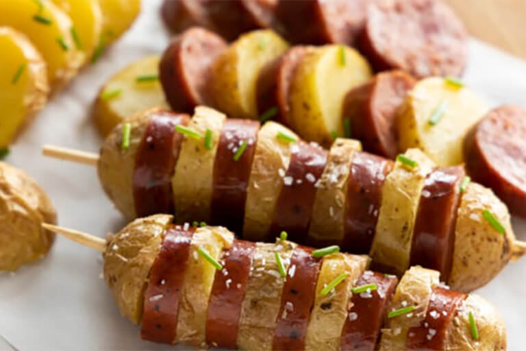Oven Roasted Rosemary Potatoes & Sausage
