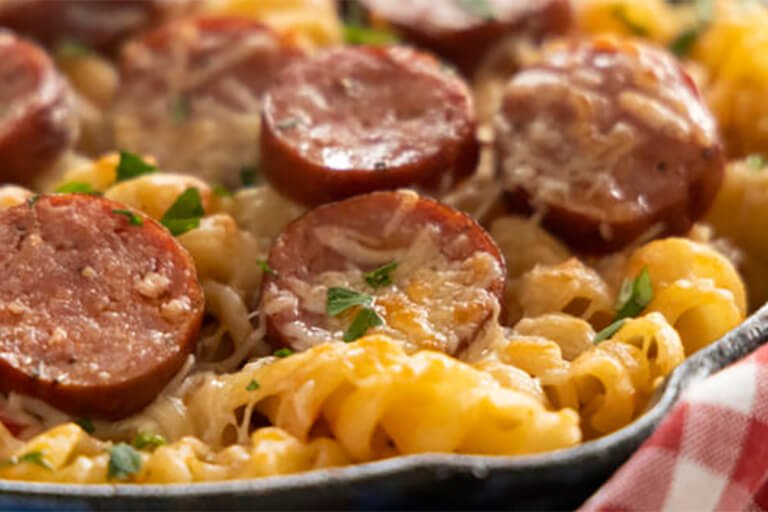 Parmesan Tomato Sausage Pasta