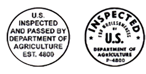 Eddy Foods Inspected by the US Department of Agriculture